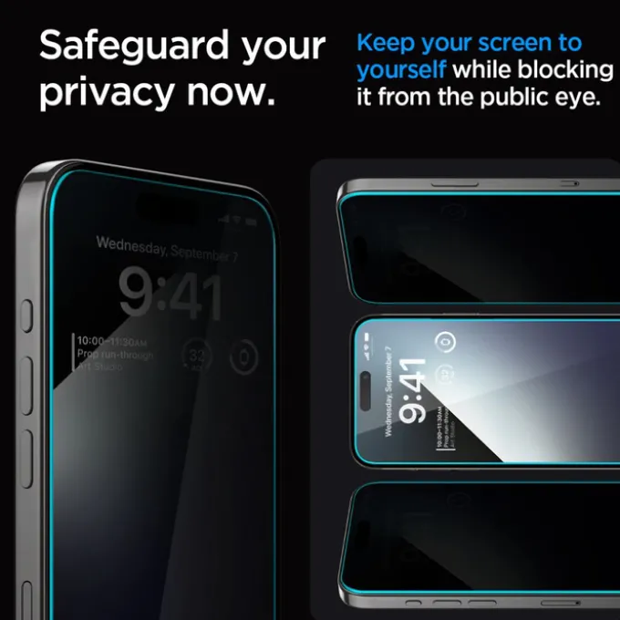 Szkło Hartowane Spigen Glas.tr ”ez Fit” 2-pack iPhone 15 Pro Max Privacy