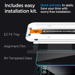 Szkło Hartowane Spigen Glas.tr ”ez Fit” 2-pack iPhone 15 Pro Max Privacy