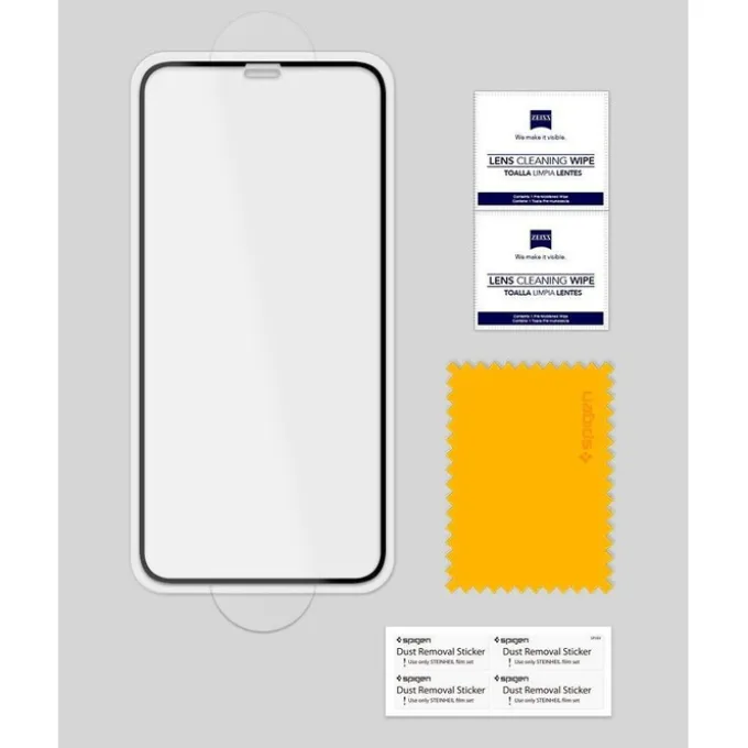 Szkło Hartowane SPIGEN GLAS.TR Slim HD Apple iPhone 11 Pro X XS Full Cover FC