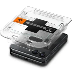 SZKŁO HARTOWANE SPIGEN GLAS.TR ”EZ FIT” 2-PACK GALAXY Z FLIP 5 CLEAR