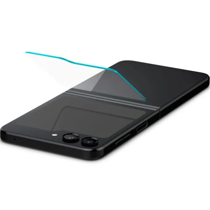 SZKŁO HARTOWANE SPIGEN GLAS.TR ”EZ FIT” 2-PACK GALAXY Z FLIP 5 CLEAR