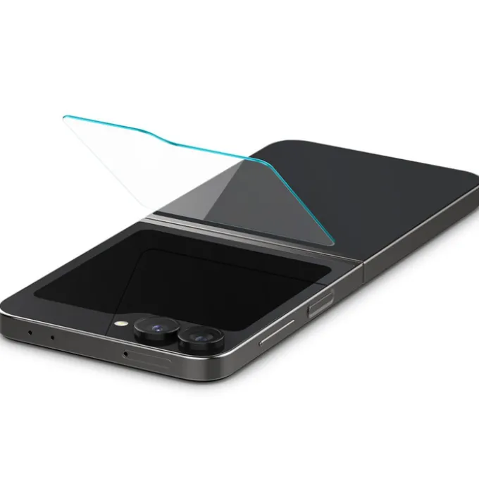 SZKŁO HARTOWANE SPIGEN GLAS.TR ”EZ FIT” 2-PACK GALAXY Z FLIP 6 / 7 FE CLEAR