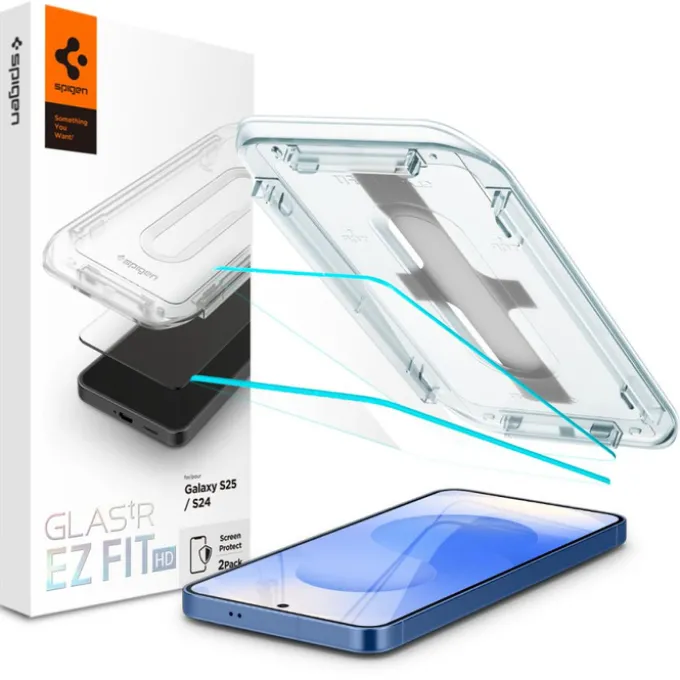 Szkło Hartowane Spigen Glas.tr ”ez Fit” 2-pack Samsung Galaxy S25 / S24 Clear