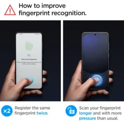 SZKŁO HARTOWANE SPIGEN GLAS.TR ”EZ FIT” 2-PACK GALAXY A56 / S24 FE CLEAR