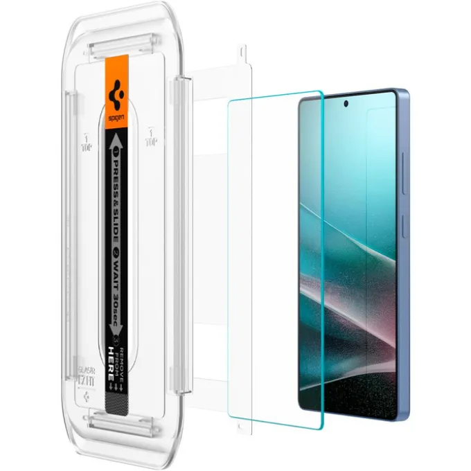 SZKŁO HARTOWANE SPIGEN GLAS.TR ”EZ FIT” HD 2-PACK GALAXY S25 ULTRA CLEAR