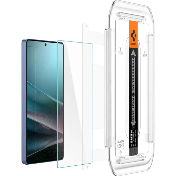 SZKŁO HARTOWANE SPIGEN GLAS.TR ”EZ FIT” HD 2-PACK GALAXY S25 ULTRA CLEAR
