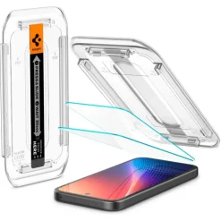 SZKŁO HARTOWANE SPIGEN GOOGLE PIXEL 9A GLAS.TR ”EZ FIT” 2-PACK CLEAR