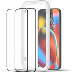 Szkło Hartowane Spigen iPhone 13 Pro Max Alm Glass Fc 2-Pack Black