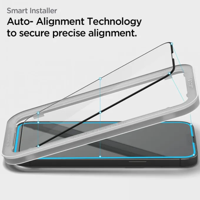 Szkło Hartowane Spigen iPhone 13 Pro Max Alm Glass Fc 2-Pack Black