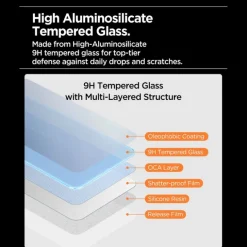 SZKŁO HARTOWANE SPIGEN IPHONE 17 PRO ALM GLAS.TR SLIM 3-PACK CLEAR