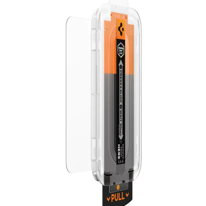 SZKŁO HARTOWANE SPIGEN IPHONE 17 AIR GLAS.TR ”EZ FIT PRO” CLEAR