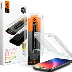 SZKŁO HARTOWANE SPIGEN IPHONE 16 PRO / 17 / 17 PRO GLAS.TR ”EZ FIT PRO” CLEAR