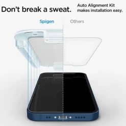 Szkło Hartowane SPIGEN iPhone 12 Mini Glas.Tr ”Ez Fit” 2-pack