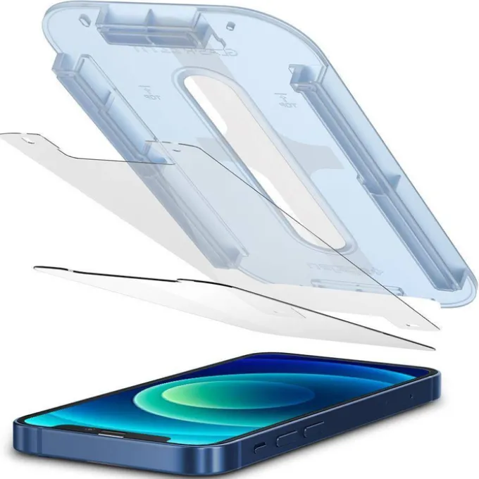 Szkło Hartowane SPIGEN iPhone 12 Mini Glas.Tr ”Ez Fit” 2-pack