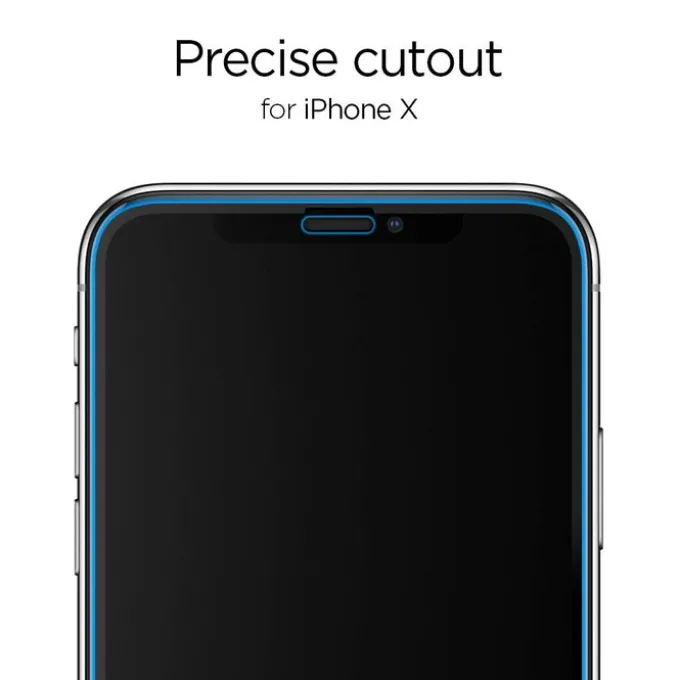 Szkło Hartowane SPIGEN iPhone 11 Pro X / Xs Glass Fc 2-pack Black