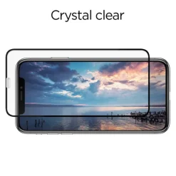 Szkło Hartowane SPIGEN iPhone 11 Pro X / Xs Glass Fc 2-pack Black