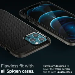 Szkło Hartowane SPIGEN iPhone 12 Pro Max Glas.tr ”ez Fit” 2-pack