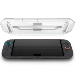 SZKŁO HARTOWANE SPIGEN NINTENDO SWITCH 2 GLAS.TR ”EZ FIT” 2-PACK CLEAR