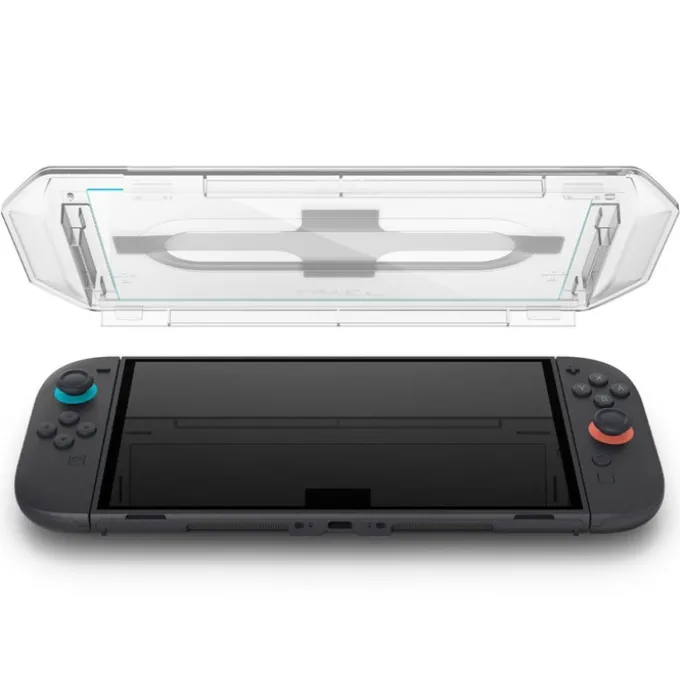 SZKŁO HARTOWANE SPIGEN NINTENDO SWITCH 2 GLAS.TR ”EZ FIT” 2-PACK CLEAR