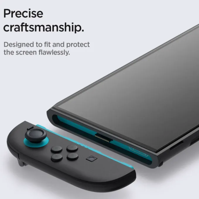 SZKŁO HARTOWANE SPIGEN NINTENDO SWITCH 2 GLAS.TR ”EZ FIT” 2-PACK CLEAR