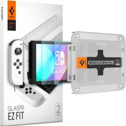 Szkło Hartowane SPIGEN Nintendo Switch Oled Glas.Tr ”ez Fit” 2-Pack