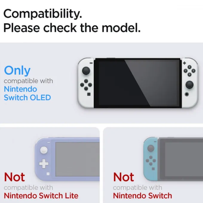 Szkło Hartowane SPIGEN Nintendo Switch Oled Glas.Tr ”ez Fit” 2-Pack