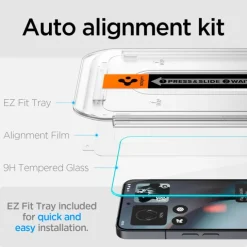 SZKŁO HARTOWANE SPIGEN NOTHING PHONE 3 GLAS.TR ”EZ FIT” 2-PACK CLEAR