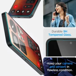 SZKŁO HARTOWANE SPIGEN NOTHING PHONE 3A / 3A PRO GLAS.TR ”EZ FIT” CLEAR