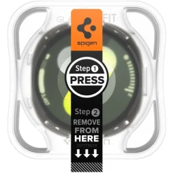 SZKŁO HARTOWANE SPIGEN SAMSUNG GALAXY WATCH 8 40 MM GLAS.TR ”EZ-FIT” 2-PACK CLEAR