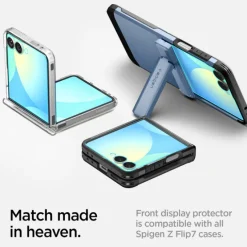 SZKŁO HARTOWANE SPIGEN SAMSUNG GALAXY Z FLIP 7 GLAS.TR ”EZ FIT” HD 2-PACK CLEAR