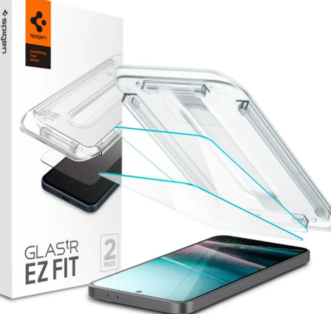 SZKŁO HARTOWANE SPIGEN SAMSUNG GALAXY A37 / A36 5G GLAS.TR ”EZ FIT” 2-PACK CLEAR