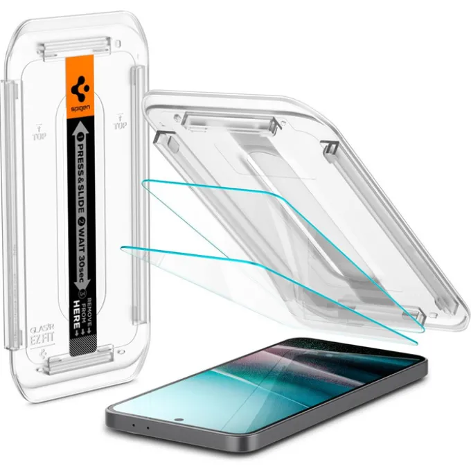 SZKŁO HARTOWANE SPIGEN SAMSUNG GALAXY A37 / A36 5G GLAS.TR ”EZ FIT” 2-PACK CLEAR