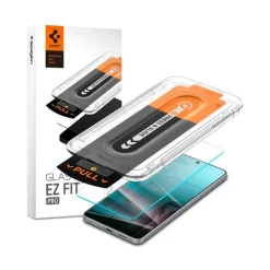 SZKŁO HARTOWANE SPIGEN SAMSUNG GALAXY S25 EDGE GLAS.TR ”EZ FIT PRO” CLEAR