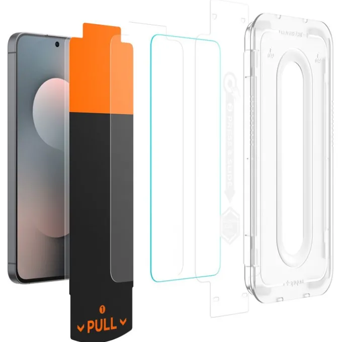 SZKŁO HARTOWANE SPIGEN SAMSUNG GALAXY S25 FE GLAS.TR ”EZ FIT PRO” 2-PACK CLEAR