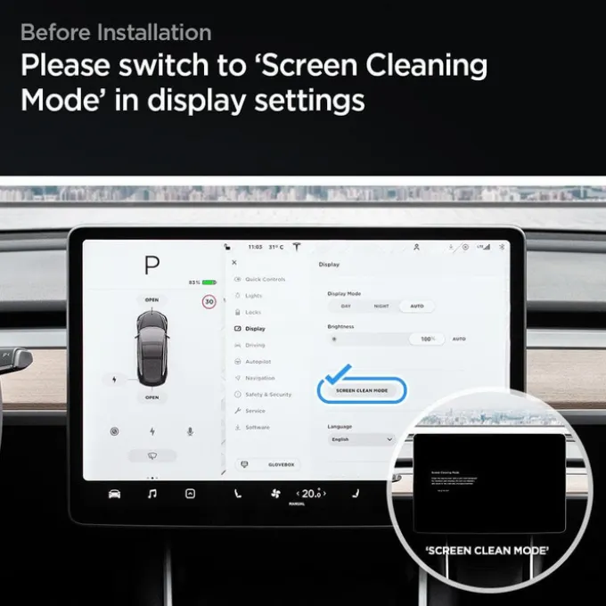 Szkło Hartowane Spigen Tesla Model 3 Y Glas.Tr ”ez Fit”