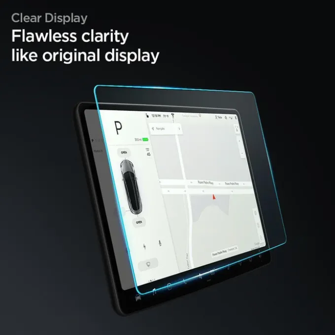 Szkło Hartowane Spigen Tesla Model 3 Y Glas.Tr ”ez Fit”