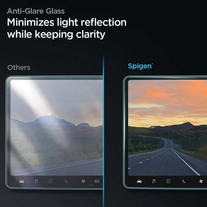 Szkło Hartowane Spigen Tesla Model 3 Y Glas.Tr ”ez Fit”