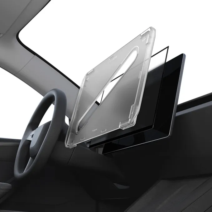 SZKŁO HARTOWANE TESLA MODEL Y L 2026 EZ FIT ANTI GLARE MATTE FC CZARNE