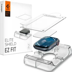 SZKŁO HYBRYDOWE SPIGEN ELITE SHIELD ”EZ FIT” 2-PACK APPLE WATCH 10 (42 MM) CLEAR