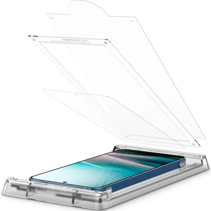 SZKŁO HYBRYDOWE SPIGEN SAMSUNG GALAXY S25 PLUS ELITE SHIELD ”EZ FIT” HD CLEAR