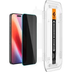 SZKŁO PRYWATYZUJĄCE SPIGEN GLAS.TR ”EZ FIT” 2-PACK IPHONE 16 PRO, 17, 17 Pro PRIVACY