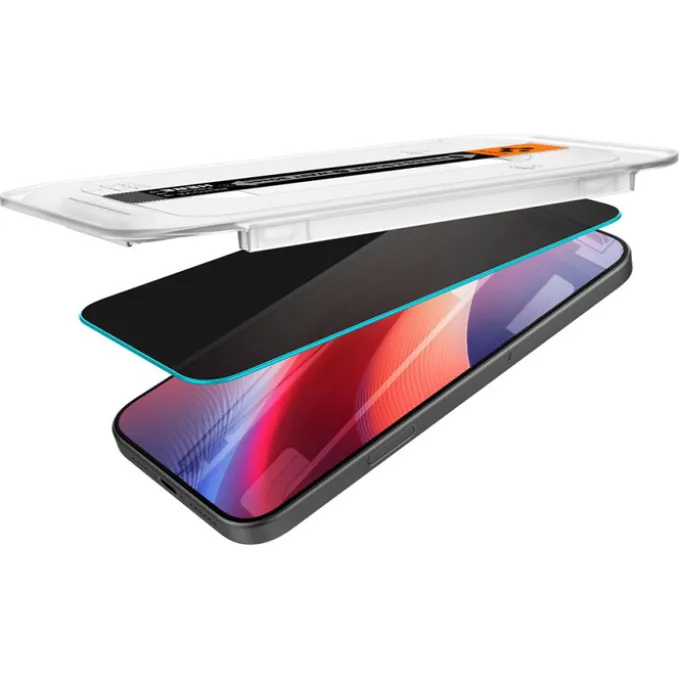 SZKŁO PRYWATYZUJĄCE SPIGEN GLAS.TR ”EZ FIT” 2-PACK IPHONE 16 PRO MAX, 17 PRO MAX PRIVACY