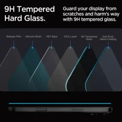 SZKŁO PRYWATYZUJĄCE SPIGEN GLAS.TR ”EZ FIT” 2-PACK IPHONE 16 PRO MAX, 17 PRO MAX PRIVACY