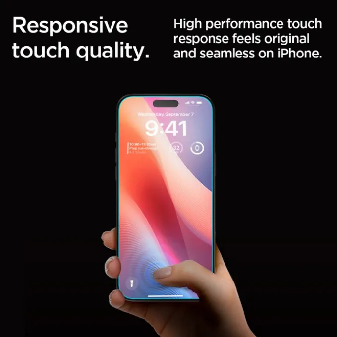 SZKŁO PRYWATYZUJĄCE SPIGEN GLAS.TR ”EZ FIT” 2-PACK IPHONE 16 PRO MAX, 17 PRO MAX PRIVACY