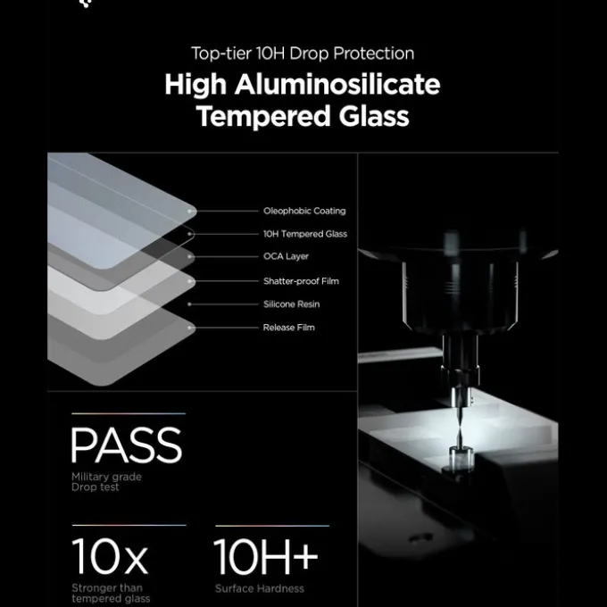 SZKŁO PRYWATYZUJĄCE SPIGEN GLAS.TR "EZ FIT PRO AC" HD GALAXY S26+ PLUS PRIVACY