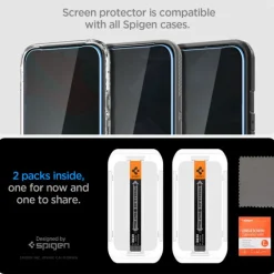 SZKŁO PRYWATYZUJĄCE SPIGEN GOOGLE PIXEL 9 / 9 PRO / 10 / 10 PRO GLAS.TR ”EZ FIT” 2-PACK PRIVACY