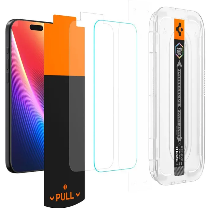 SZKŁO PRYWATYZUJĄCE SPIGEN IPHONE 17 AIR GLAS.TR ”EZ FIT PRO” PRIVACY