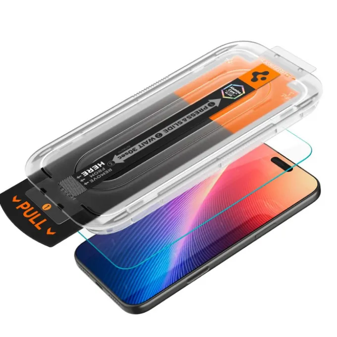 SZKŁO PRYWATYZUJĄCE SPIGEN IPHONE 16 PRO / 17 / 17 PRO GLAS.TR ”EZ FIT PRO” PRIVACY