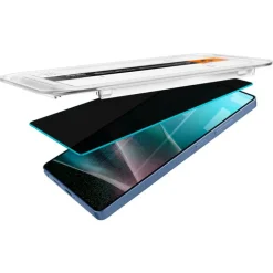 SZKŁO PRYWATYZUJĄCE SPIGEN SAMSUNG GALAXY S25 ULTRA GLAS.TR ”EZ FIT” HD 2-PACK PRIVACY