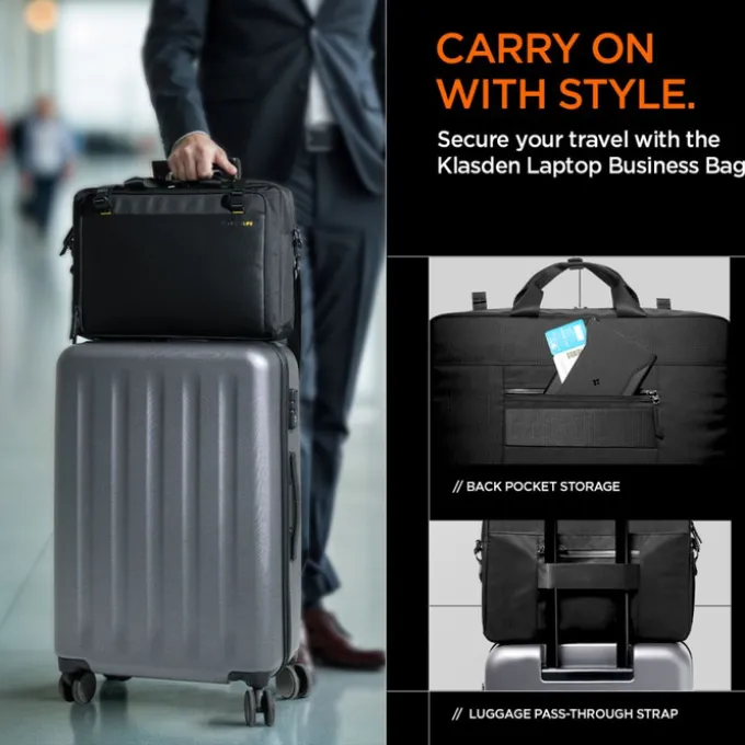 TORBA NA LAPTOPA SPIGEN KD300 KLASDEN LAPTOP BAG CZARNA